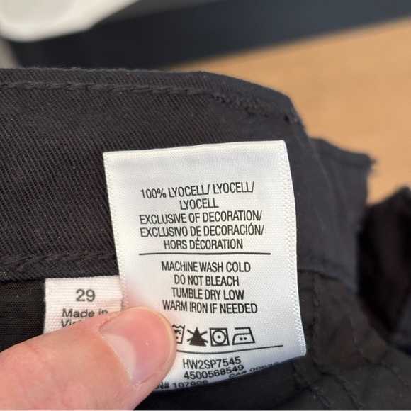 Hudson Jeans womens black casual high rise Tie Front Wide-Leg Pants size 29 - Picture 13 of 13